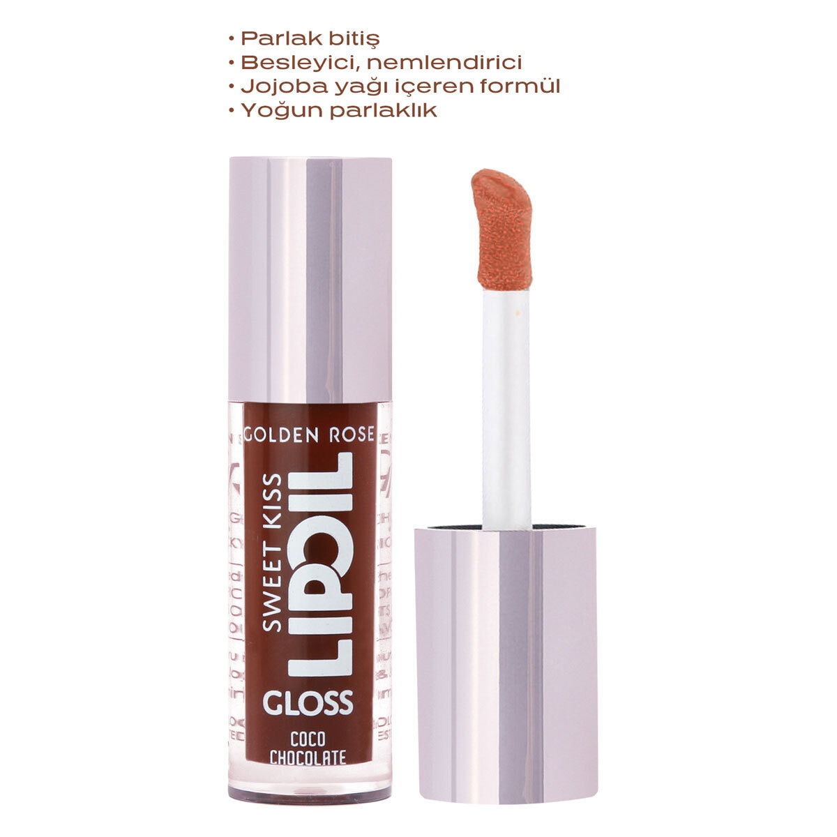  GOLDEN ROSE GOLDEN ROSE Golden Rose Sweet Kiss Lip Oil Gloss No: 06  1 of 6 