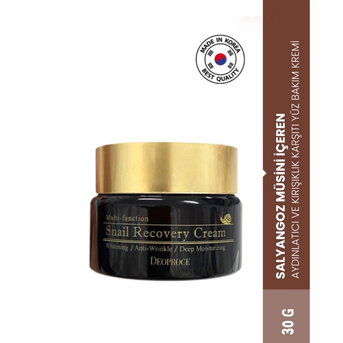  DEOPROCE KOREA DEOPROCE KOREA Deoproce Kore Snail Recovery Krem 30 g  1 of 7 