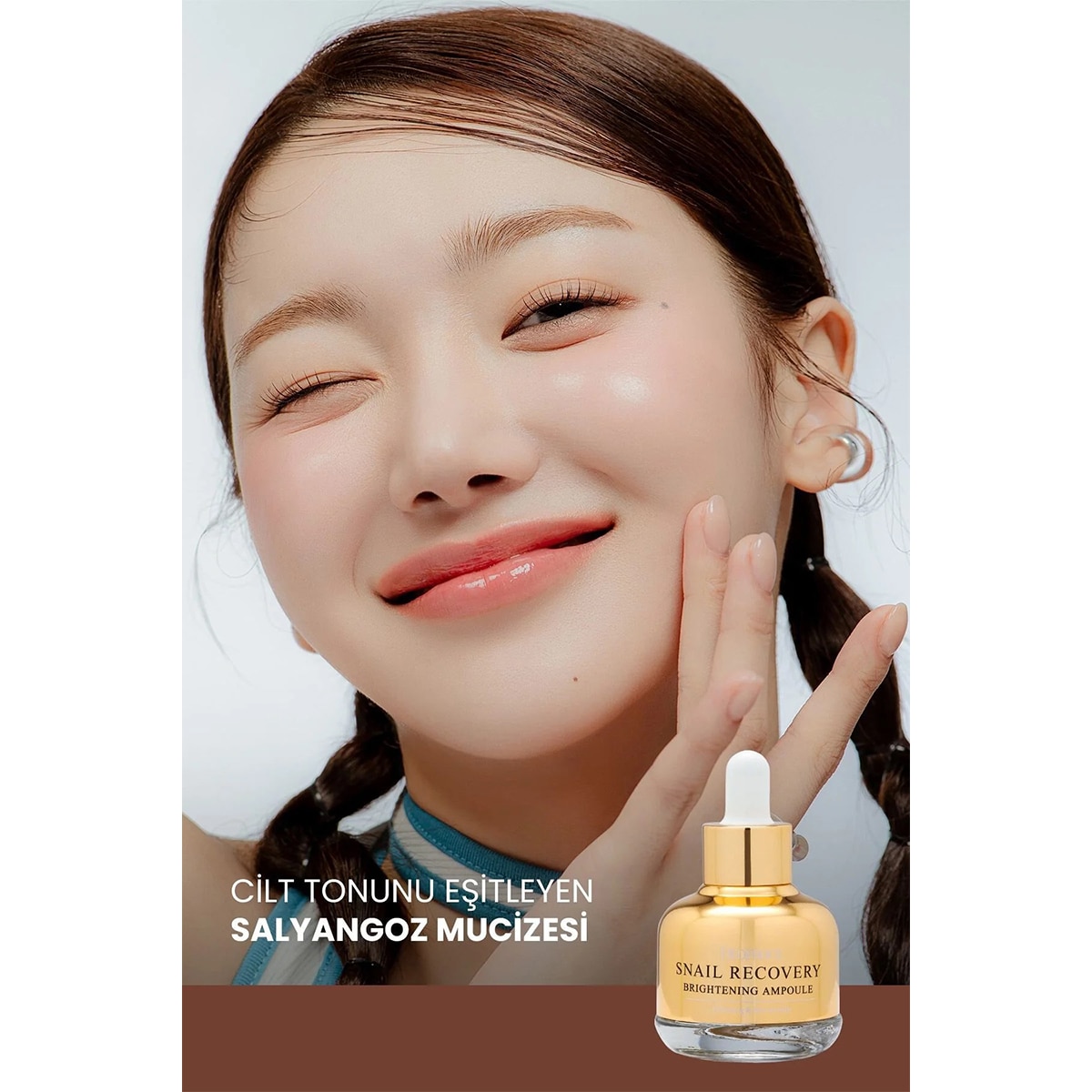  DEOPROCE KOREA DEOPROCE KOREA Deoproce Korea Snail Recovery Aydınlatıcı Ampul 30 ml  1 of 6 