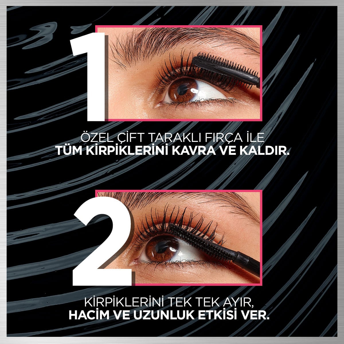  LOREAL PARIS LOREAL PARIS L'Oreal Paris Telescopic Lift Suya Dayanıklı Maskara  1 of 9 