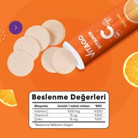 Vitago Vitamin C 1000 mg + Vitamin D + Çinko 20'li Efervesan Tablet