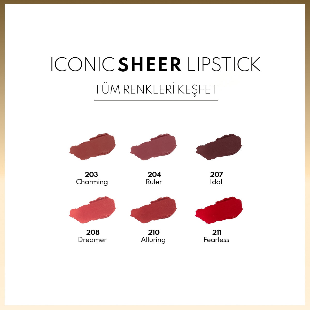 NOTE NOTE EXC. Note Iconic Sheer Ruj 203 1 of 5