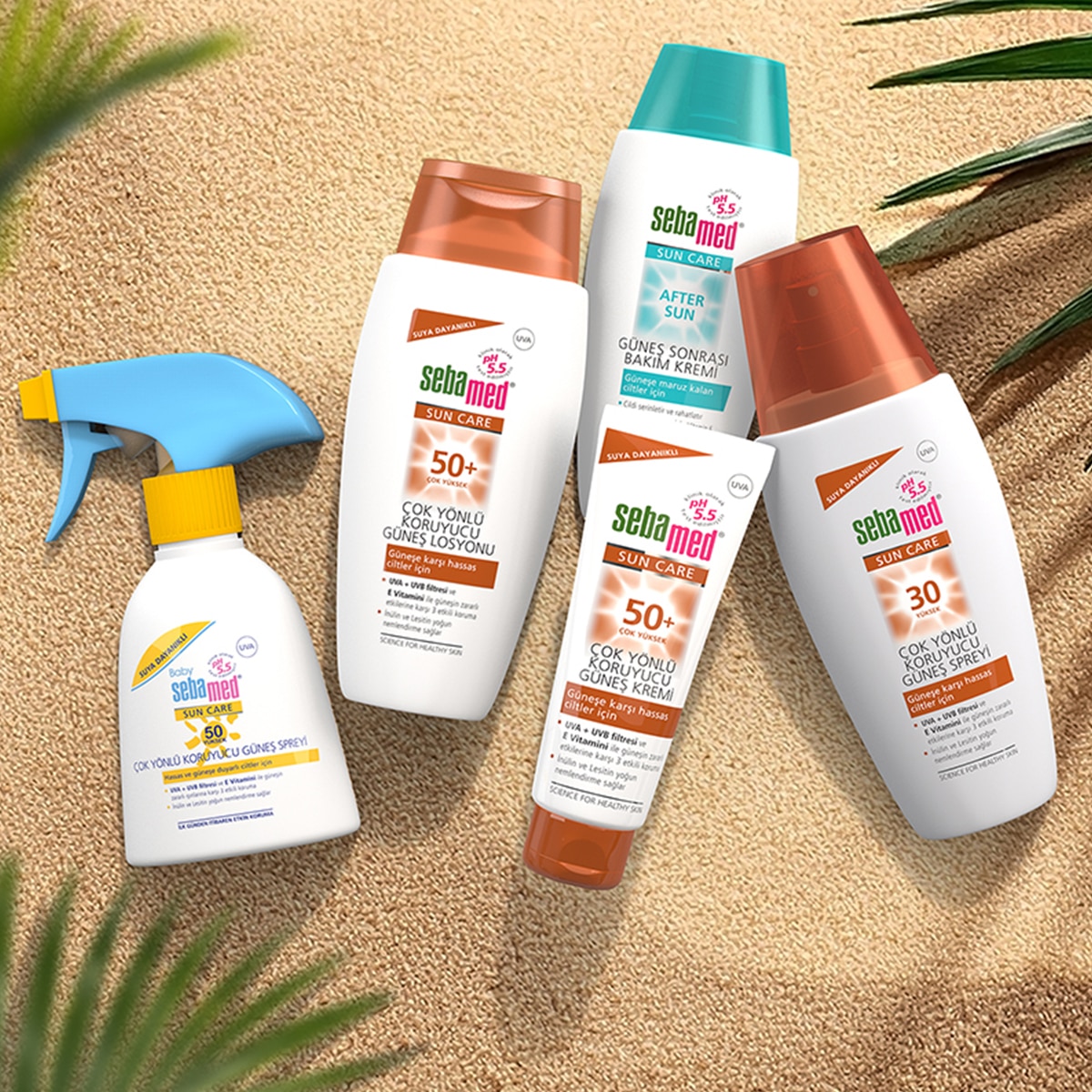  SEBAMED SEBAMED SUN Sebamed Sun Care SPF 30 UVA Korumalı UVB Filtreli E Vitamini Üçlü Yüksek Koruma Güneş Kremi Sprey 150 ml  1 of 8 