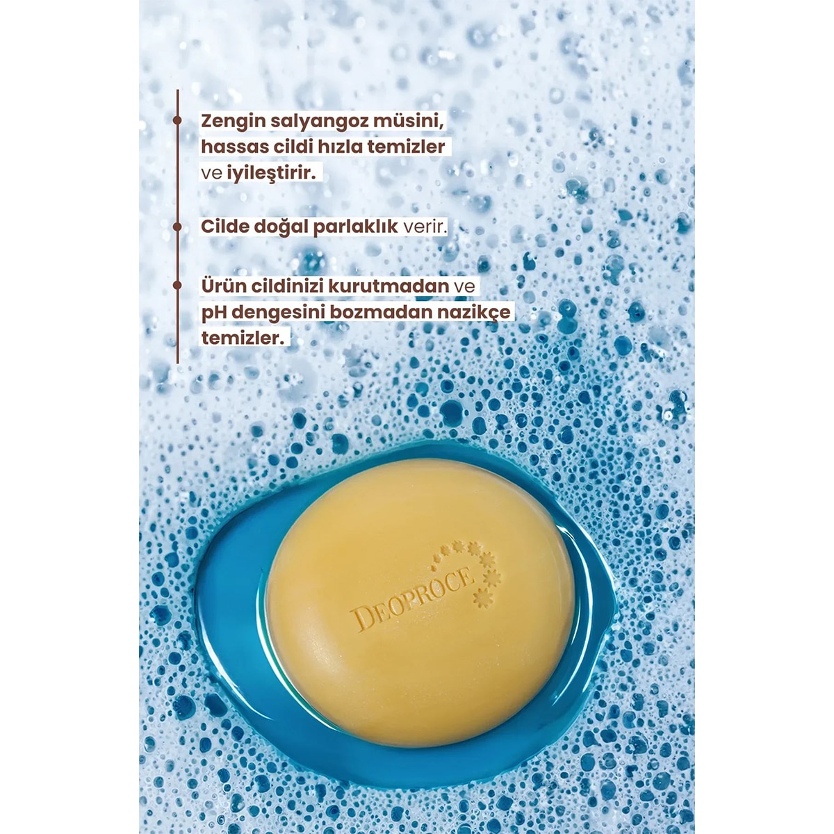  DEOPROCE KOREA DEOPROCE KOREA Deoproce Kore Snail Sabun 100 g  1 of 5 