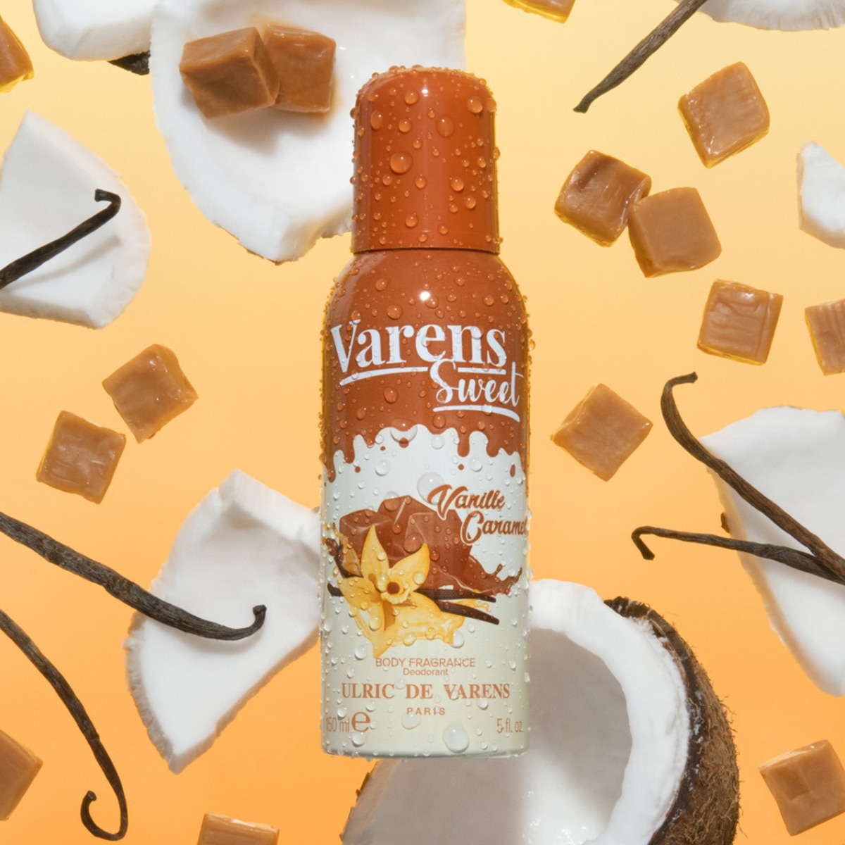  UDV UDV Ulric de Varens Sweet Vanille Caramel Kadın Body Fragrance Deodorant 150 ml  1 of 5 