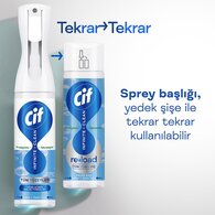 CİF CİF Cif Sprey Infinite Clean Tüm Yüzeyler İçin Lotus & Deniz Tuzu 280 ml 1 of 9