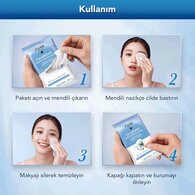  PURE BEAUTY PURE BEAUTY Pure Beauty Ceramoist Makyaj Temizleme Mendili 20 Adet  1 of 6 