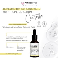  SKIN401 SKIN401 Skin401 Renewal Hyalüronik Asit + Peptide Serum 30 ml  1 of 4 
