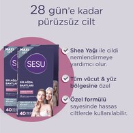 Sesu Hassas Ciltlere Özel Maxi Set Ağda Bandı 40 Adet