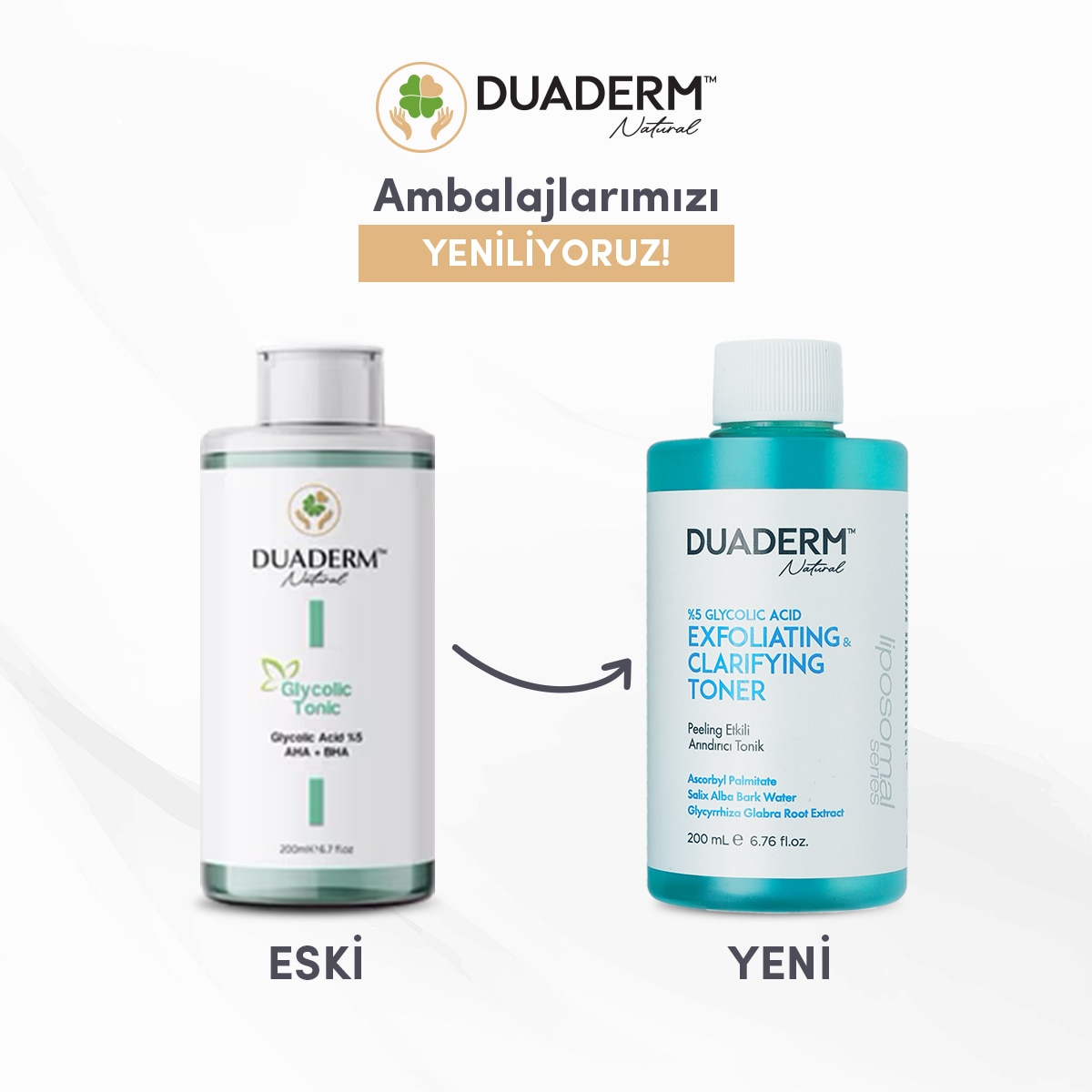  DUADERM DUADERM Duaderm Lipozom Glikolik Asitli Tonik 200 ml  1 of 4 