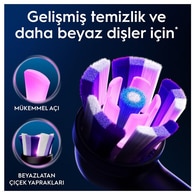 Oral-B iO Radiant White Şarjlı Diş Fırçası Yedek Başlık Beyaz 4 adet