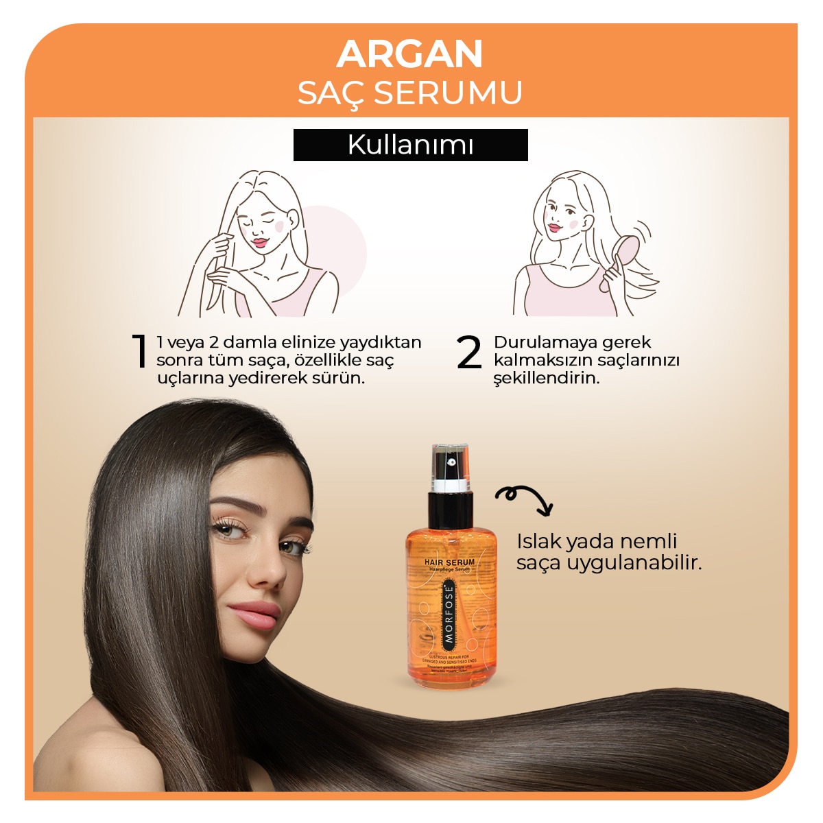  MORFOSE EXC. MORFOSE EXC. Morfose Argan Saç Serumu 75 ml  1 of 5 