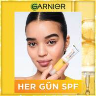 Garnier C Vitamini Parlak Günlük Güneş Koruyucu Fluid Yüz Kremi Görünmez Doku SPF50+ 40ml