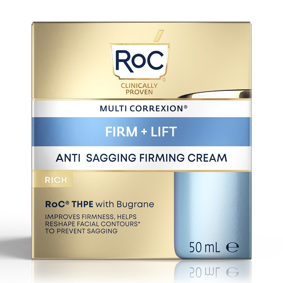  ROC ROC RoC Zengin İçerikli Sarkma Karşıtı Sıkılaştırıcı Yüz Kremi 50 ml  1 of 4 