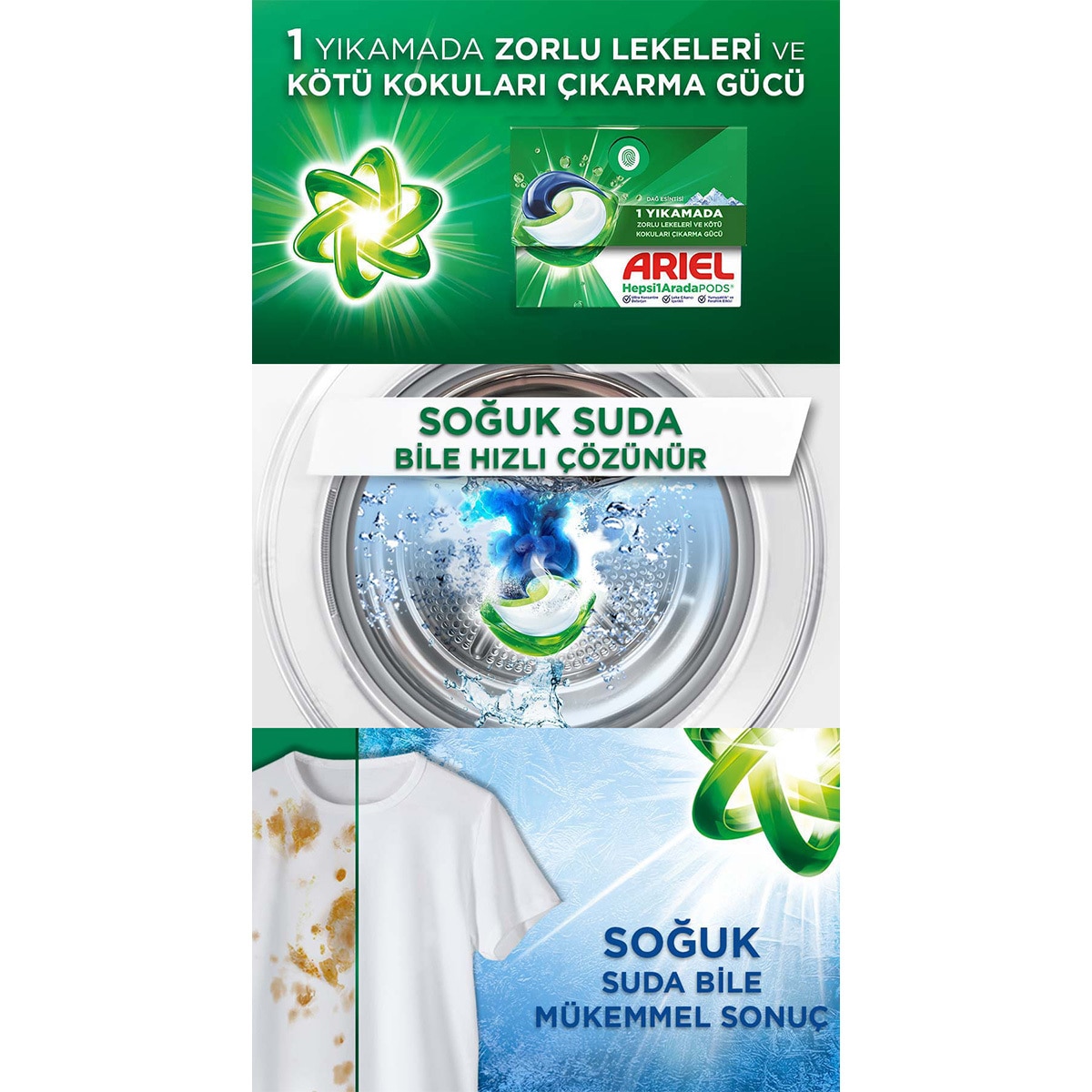  ARIEL ARIEL Ariel Base Pods 12 Yıkama  1 of 11 