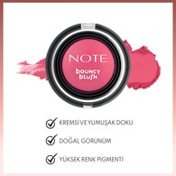 Note Bouncy Yumuşak Kremsi Allık 01 Paradise