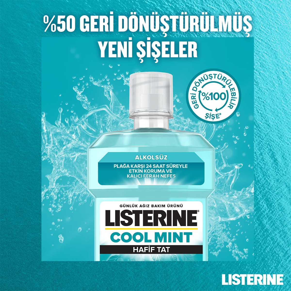  LISTERINE LISTERINE Listerine Cool Zero Ağız Suyu 250 ml  1 of 7 