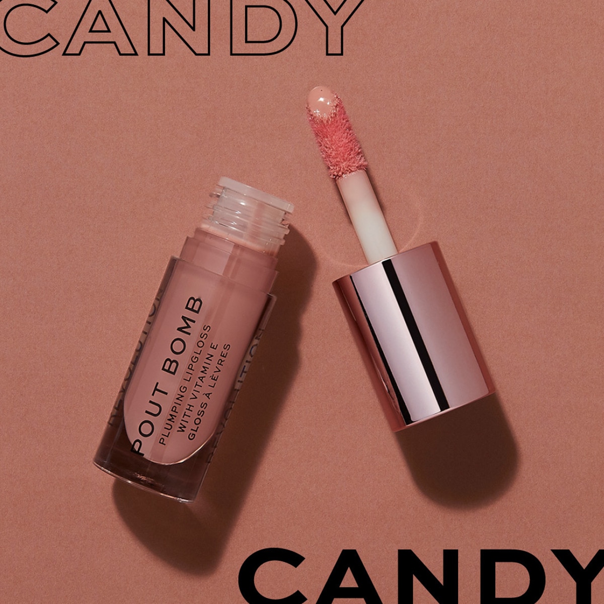 REVOLUTION REVOLUTION Revolution Pout Bomb Dolgunlaştırıcı Dudak Parlatıcısı Candy 1 of 7