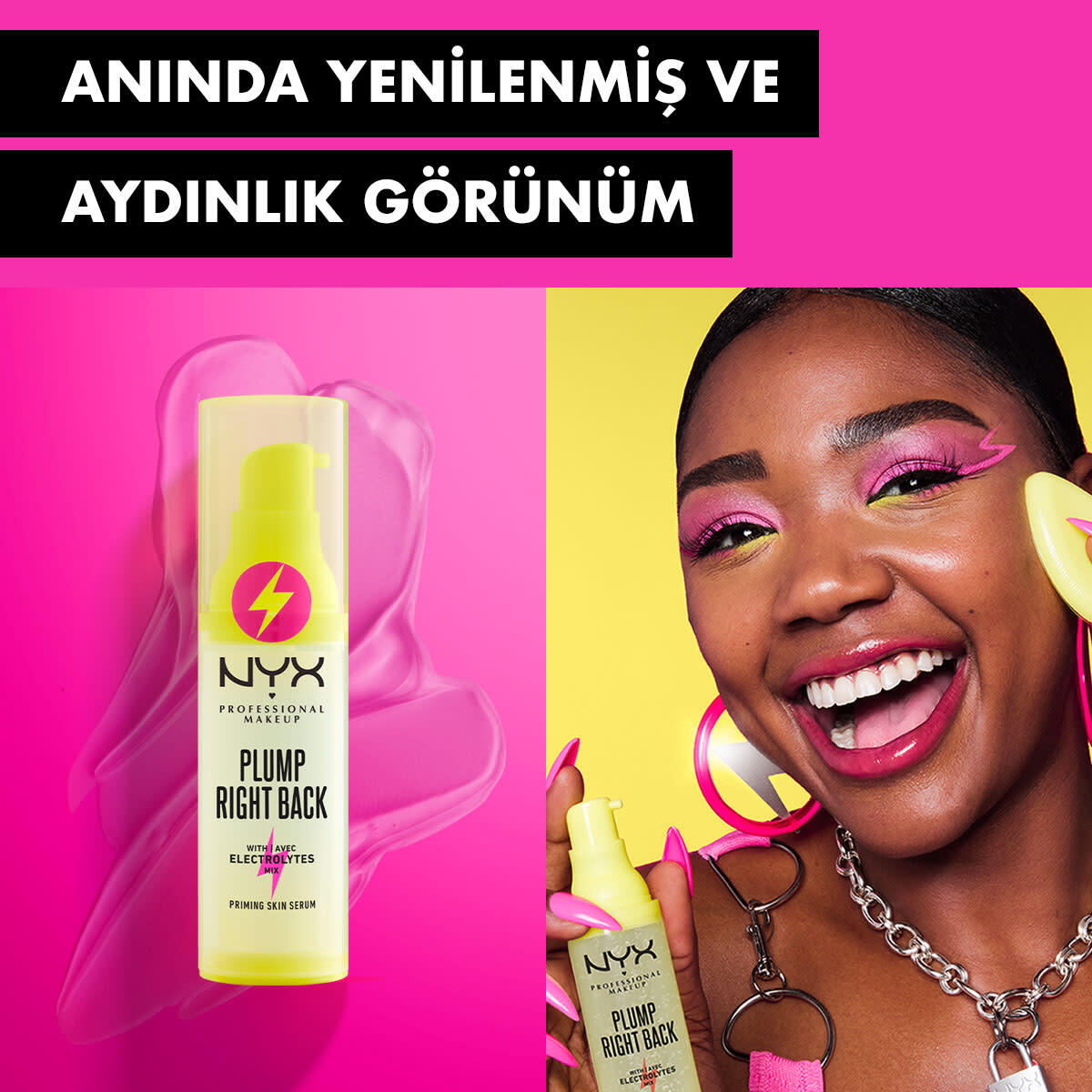 NYX NYX Nyx Professional Makeup Plump Right Back Makyaj Bazı + Serum 1 of 5