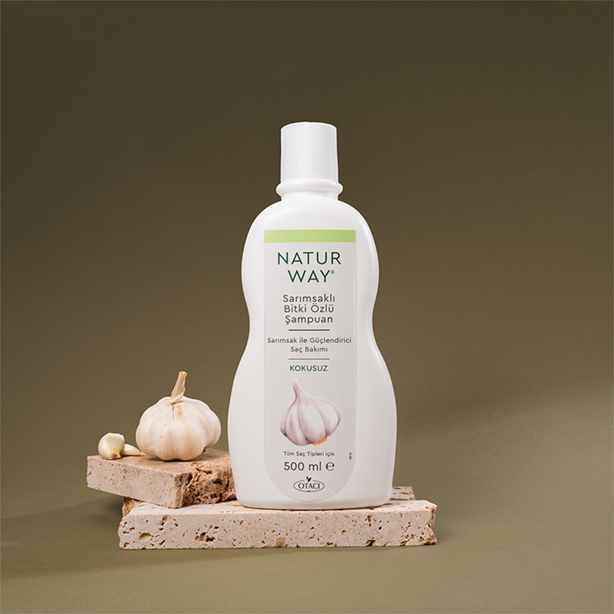  NATURWAY NATURWAY Naturway Bitkisel Şampuan Sarımsaklı 500 ml  1 of 9 