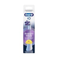 Oral-B iO Radiant White Şarjlı Diş Fırçası Yedek Başlık Beyaz 4 adet