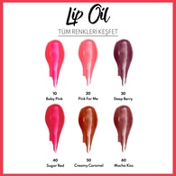 Note Lip Oil Nemlendirici ve Parlatıcı Dudak Bakım Yağı 40 Sugar Red Kırmızı