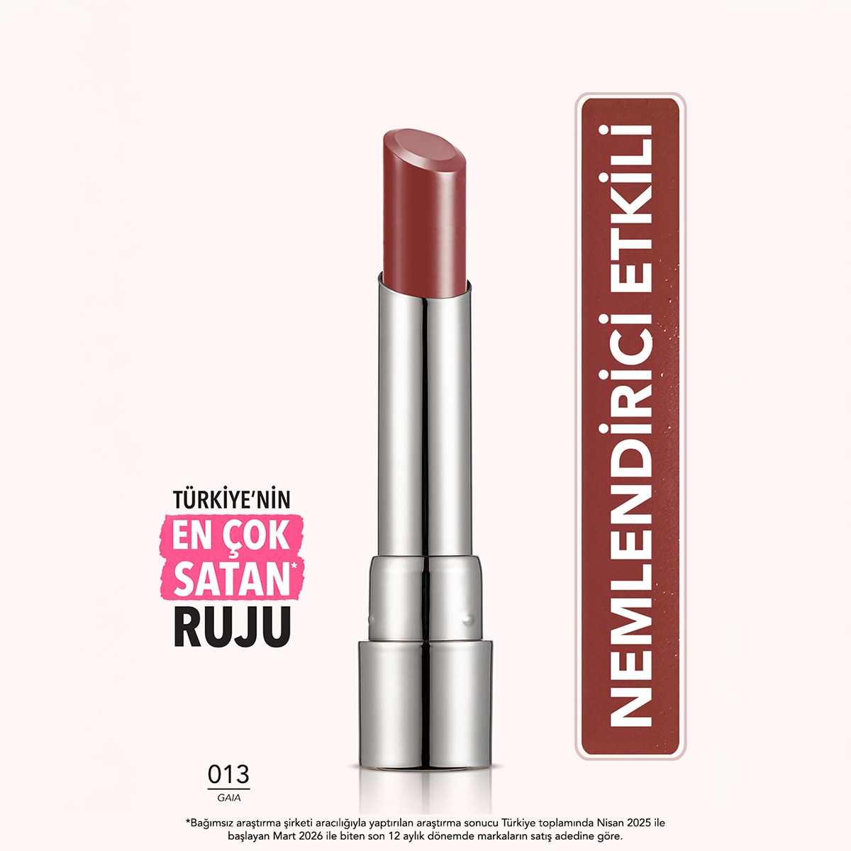  FLORMAR FLORMAR Flormar Sheer Up Ruj No: 013 Gaia 