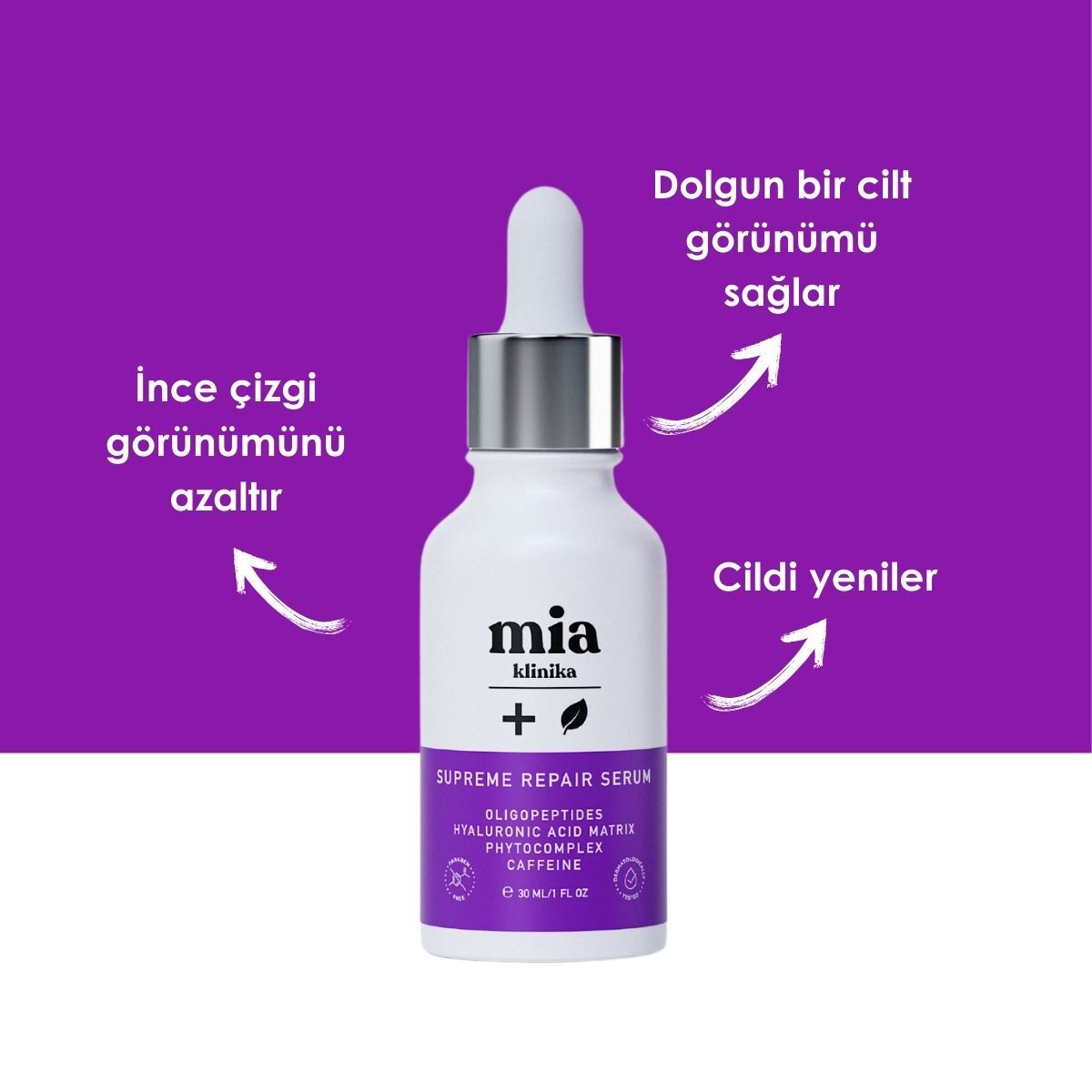  MIA KLINIKA MIA KLINIKA Mia Klinika Yaşlanma Karşıtı Bariyer Onarıcı Serum 30 ml  1 of 4 