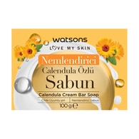  WATSONS WATSONS Watsons Yüz ve Banyo Sabunu Nemlendirici Calendula Özlü 100 gr  1 of 1 