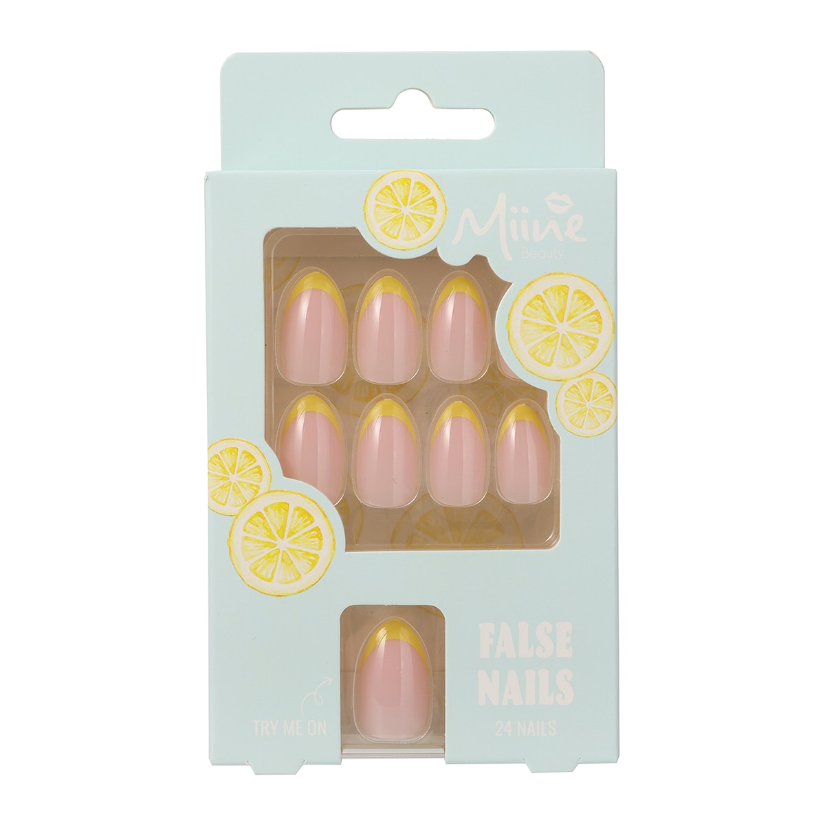MIINE MIINE Miine Lemonade Summer Sarı French Tırnak 24'lü 1 of 2