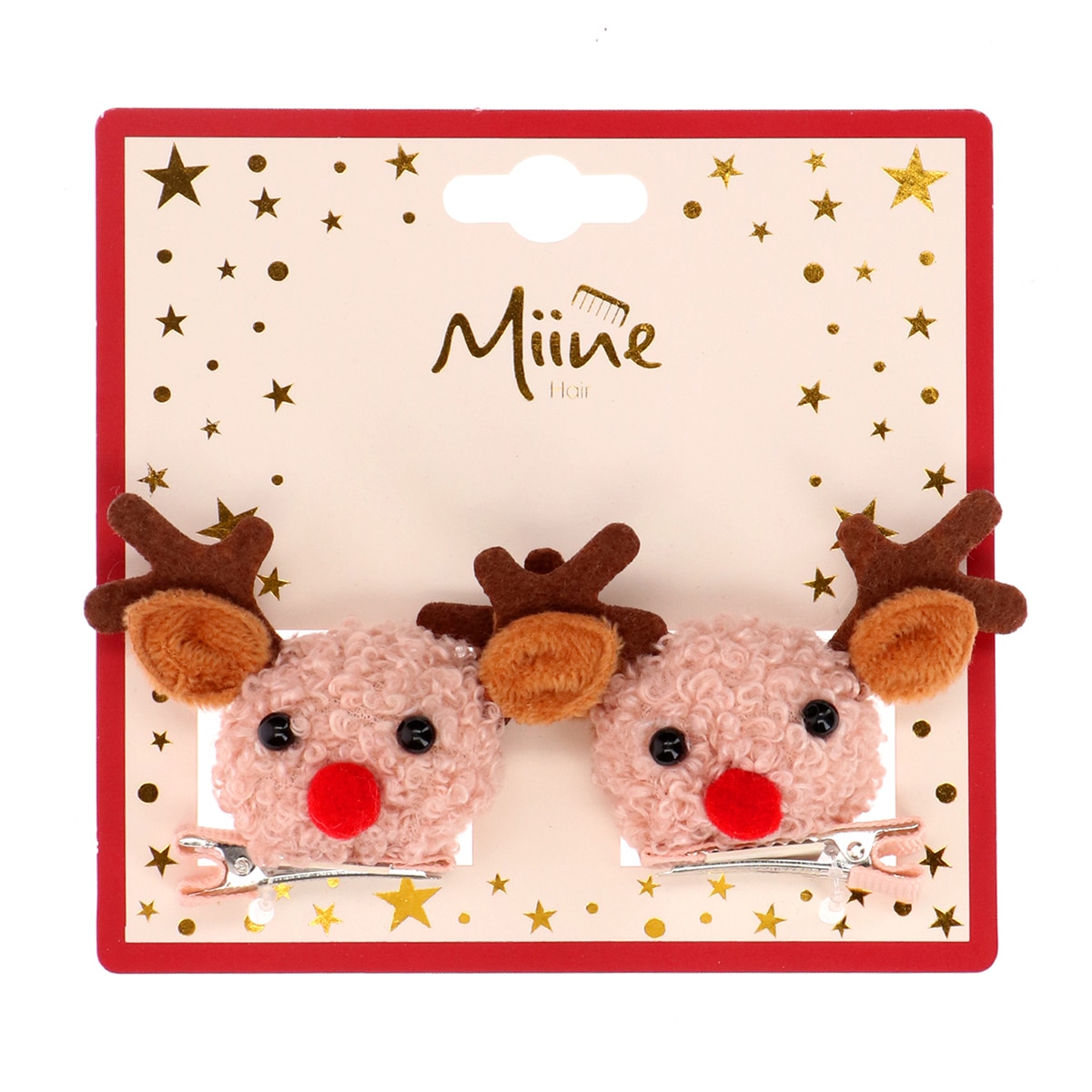  MIINE MIINE Miine Yılbaşı Saç Tokası Geyik  1 of 1 Miine Yılbaşı Saç Tokası Geyik