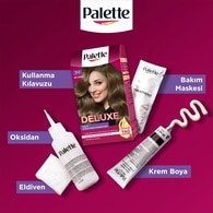 Palette Deluxe Yoğun Renkler Saç Boyası 7-1 Asil Kumral