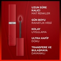 L'Oreal Paris Infaillible Matte Resistance Likit Mat Ruj 500 Wine Not