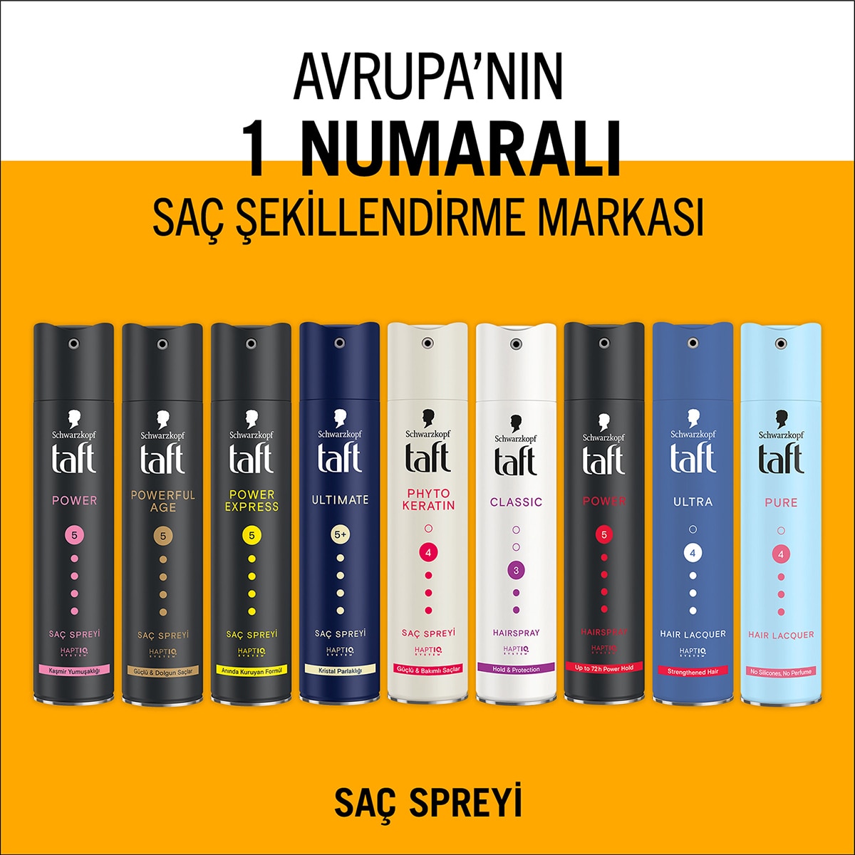 TAFT TAFT Taft Power Express Saç Spreyi 250 ml 1 of 6