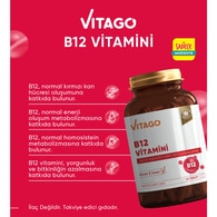 Vitago Vitamin B12 500 Mcg Tablet 60'lı
