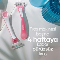 Gillette Venus Smooth Miami 3'lü Kadın Kullan At Tıraş Bıçağı