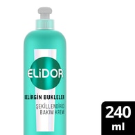Elidor 7/24 Şekillendirici Saç Bakım Kremi Belirgin Bukleler Dalgalı ve Kıvırcık Saçlar 240 ml
