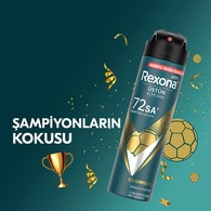 Rexona Men Erkek Sprey Deodorant Champions 72 Saat Kesintisiz Üstün Koruma 150 ml