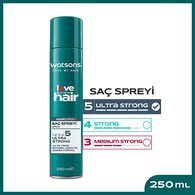 WATSONS WATSONS Watsons Saç Spreyi Ultra Güçlü 250 ml