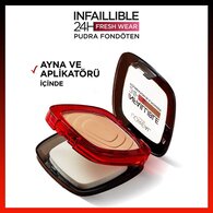 L'Oreal Paris Infaillible 24H Fresh Wear Pudra Fondöten 180 Rose Sand