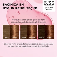 L'Oreal Paris Excellence Çikolata Kahve Saç Boyası 6.35