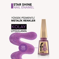 Flormar Star Shine Yoğun Pigmentli Metalik Oje No: 026