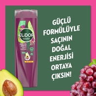 Elidor Doğanın Enerjisi Şampuan Avokado&Üzüm Çekirdeği 400 ml