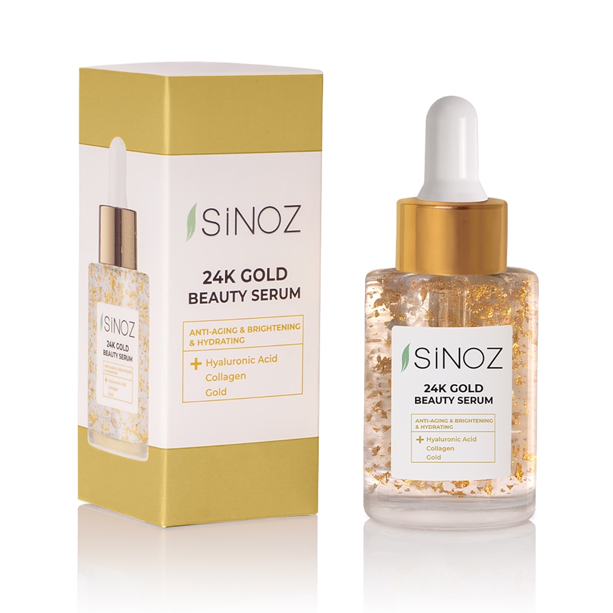 SINOZ Sinoz 24K Altın Yaşlanma Karşıtı Yüz Bakım Serumu 30 ml