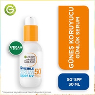Garnier Ambre Solaire Invisible Serum Super UV Günlük Güneş Koruyucu Serum