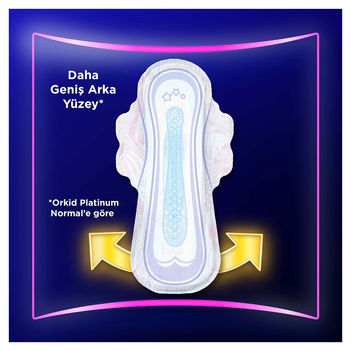  ORKID ORKID Orkid Platinum Gece Extra Kanatlı Hijyenik Ped 5 Ped  1 of 10 