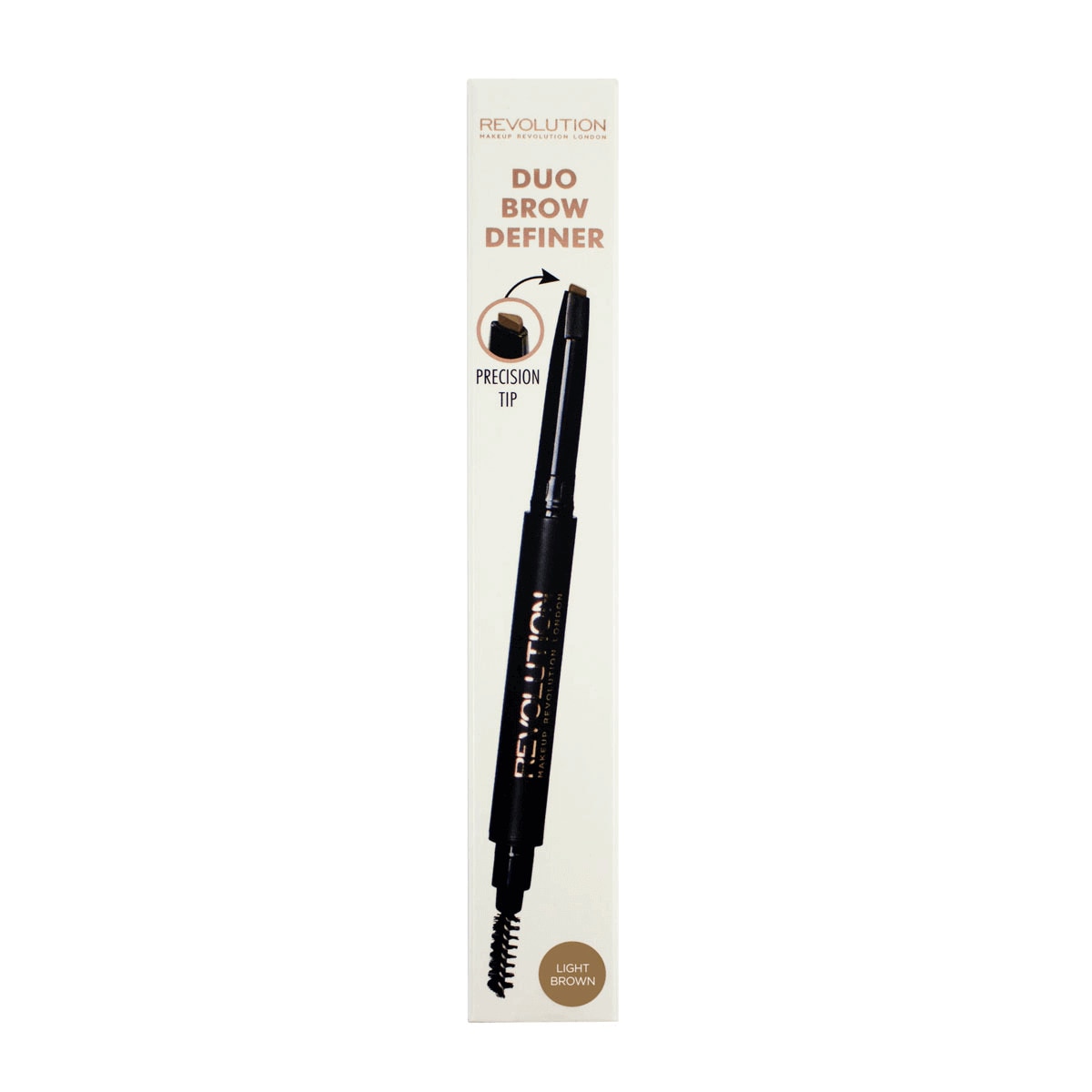 REVOLUTION REVOLUTION Revolution Duo Brow Kalem Light Brown  1 of 3 
