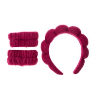 MIINE VELVET SAÇ BANDI&BİLEKLİK SETİ BORDO