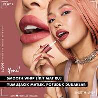 Nyx Professional Makeup Smooth Whip Kremsi Likit Mat Ruj Laundry Day
