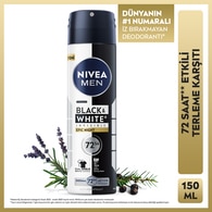  NIVEA DEO NIVEA DEO Nivea Deodorant Sprey Black & White Pwr Epic Night Erkek 150 ml 